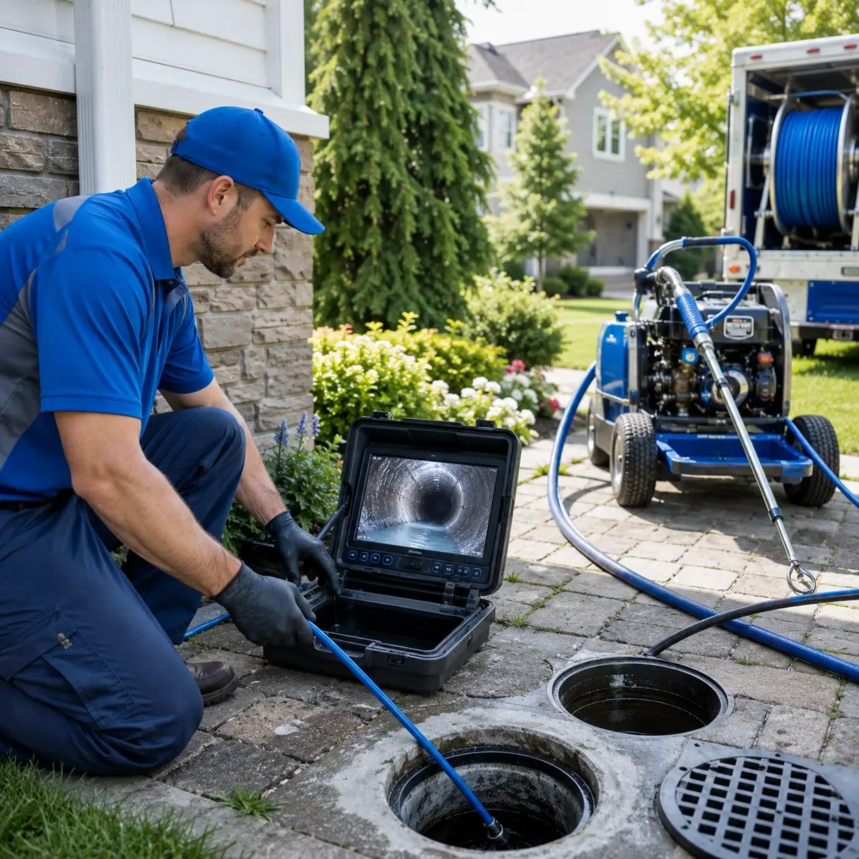 Outdoor drain cleaning professionals serving Florence, TX